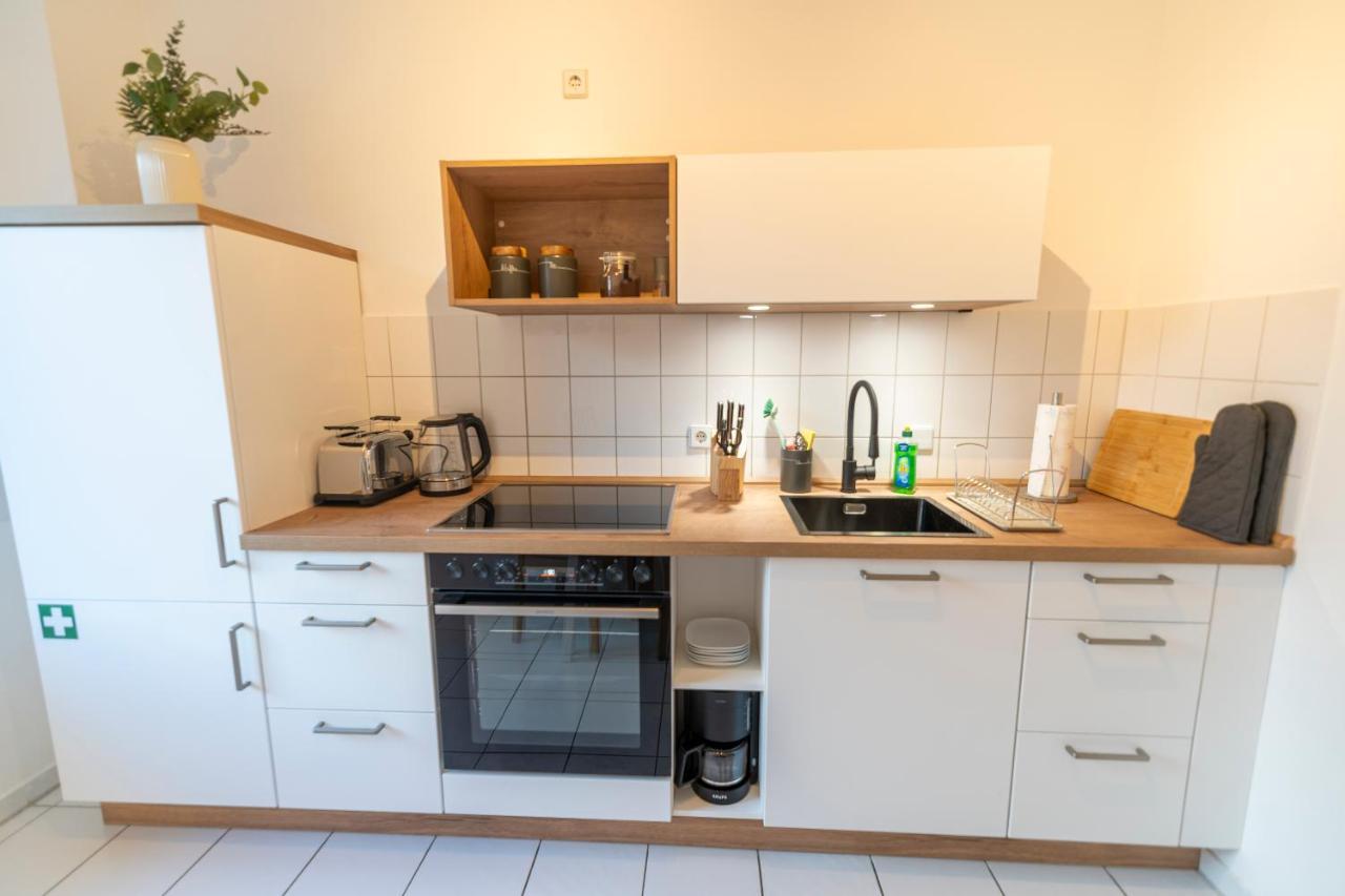 Rr - Unique Apartment 70Qm - Terrace - Washer Magdeburg Bagian luar foto